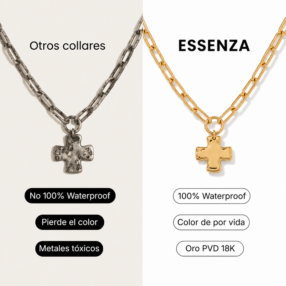 Collar 18k - Retorcida