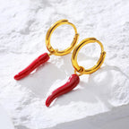 Pendientes 18k - Pimienta
